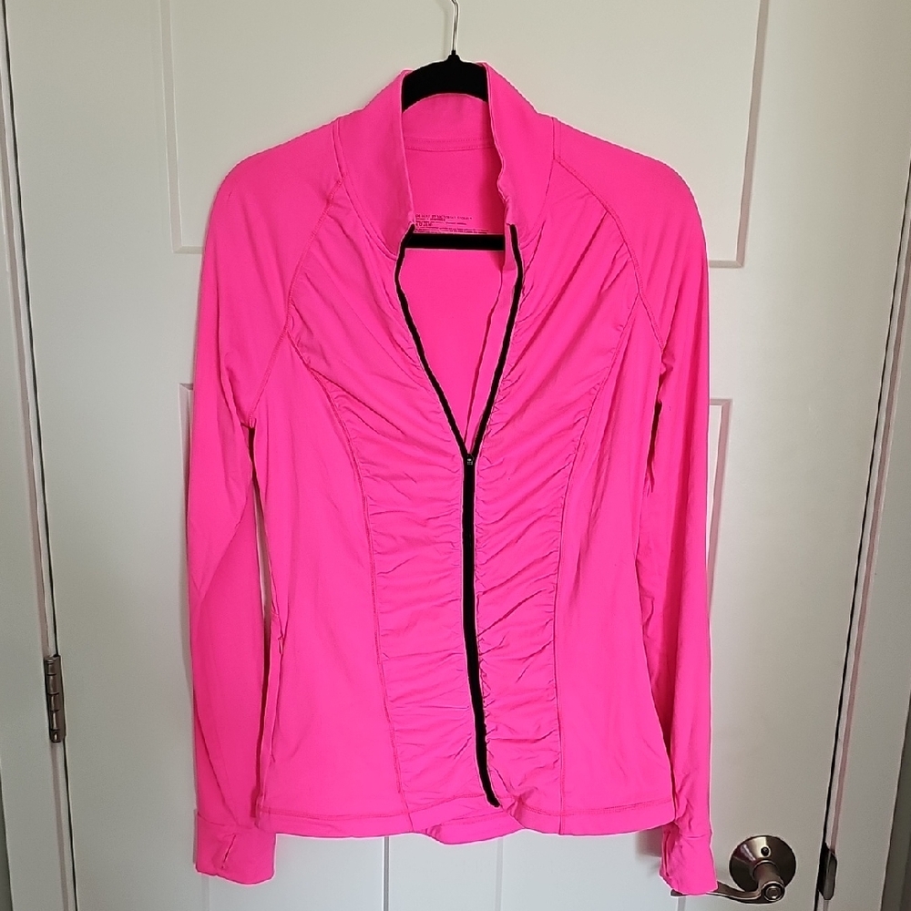 Victoria's Secret Hot Pink Ruched Jacket